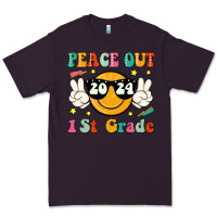 Plum peace out 2024 1st grade Premium Tee - JahusDesignShop