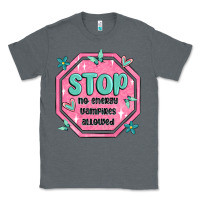 Charcoal Heather stop no energy vampires allowed Classic Tee - MaliasSmallBusiness