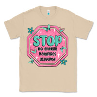 Mushroom stop no energy vampires allowed Classic Tee - MaliasSmallBusiness