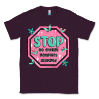 Plum stop no energy vampires allowed Classic Tee - MaliasSmallBusiness
