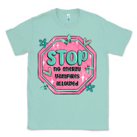 Seafoam stop no energy vampires allowed Classic Tee - MaliasSmallBusiness
