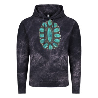 Cloud Black Turquoise Gemstone Jewelry Vintage Hoodie - LillyAllenDesigns