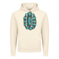 Vintage Artic Turquoise Gemstone Jewelry Vintage Hoodie - LillyAllenDesigns