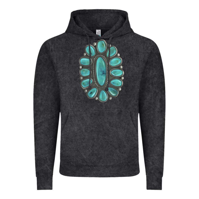 Turquoise Gemstone Jewelry Vintage Hoodie by LillyAllenDesigns | Teevron