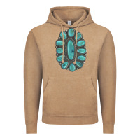 Vintage Coffee Turquoise Gemstone Jewelry Vintage Hoodie - LillyAllenDesigns