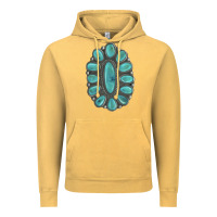 Vintage Mustard Turquoise Gemstone Jewelry Vintage Hoodie - LillyAllenDesigns