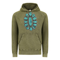 Vintage Olive Turquoise Gemstone Jewelry Vintage Hoodie - LillyAllenDesigns