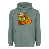 Sage Fall pumpkin coffee Heavyweight Hoodie - NancyCooperArtShop