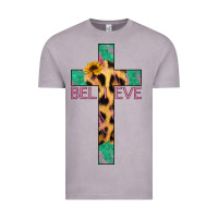Vintage Zinc Believe Cross Vintage Tee - Jasminsmagicworld