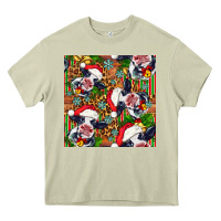 Mossy christmas leopard cow Heavy Core Tee - FaDigitalArtStudio