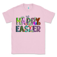 Bubblegum Pink Happy Easter Classic Tee - CowhideDigitalArt