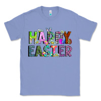 Colony Blue Happy Easter Classic Tee - CowhideDigitalArt