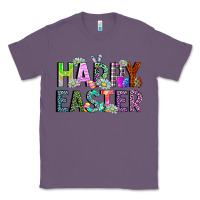 Lavender Happy Easter Classic Tee - CowhideDigitalArt