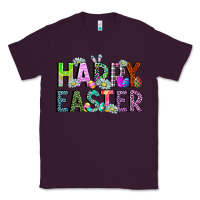 Plum Happy Easter Classic Tee - CowhideDigitalArt