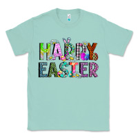 Seafoam Happy Easter Classic Tee - CowhideDigitalArt