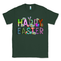 Sports Green Happy Easter Classic Tee - CowhideDigitalArt