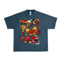 Midnight Navy i'm a hot mess, always stressed,and proudly a foot Urban Heavy Tee - MaliasSmallBusiness