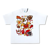 White i'm a hot mess, always stressed,and proudly a foot Urban Heavy Tee - MaliasSmallBusiness
