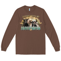 Chestnut hanging with my heifers Long Sleeve Tee - NancyCooperArtShop