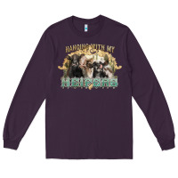 Plum hanging with my heifers Long Sleeve Tee - NancyCooperArtShop