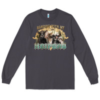 Smoke hanging with my heifers Long Sleeve Tee - NancyCooperArtShop