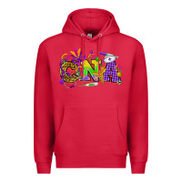 Cardinal Mardi Gras CNA Nurse Premium Hoodie - HowdyJamesFarm