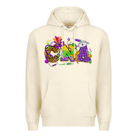 Sandshell Mardi Gras CNA Nurse Premium Hoodie - HowdyJamesFarm