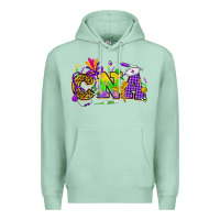 Seafoam Mardi Gras CNA Nurse Premium Hoodie - HowdyJamesFarm