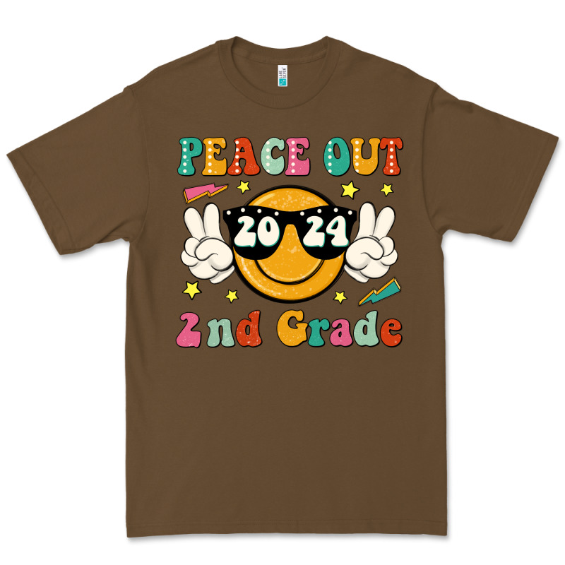 Peace Out 2024 2nd Grade Premium Tee by JahusDesignShop | Teevron