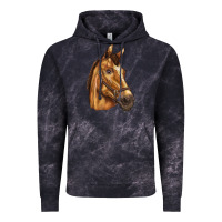 Cloud Black horse Vintage Hoodie - BarkalooDesign
