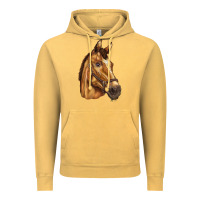Vintage Mustard horse Vintage Hoodie - BarkalooDesign