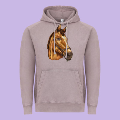 Horse Vintage Hoodie Designed By Barkaloodesign