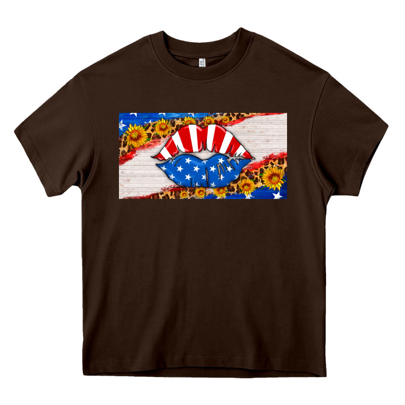 Usa Life License Plate Heavy Core Tee by HRA Design Shop | Teevron