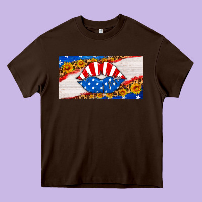 Usa Life License Plate Heavy Core Tee Designed By Hra Design Shop