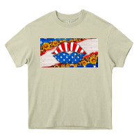 Mossy usa life license plate Heavy Core Tee - HRA Design Shop