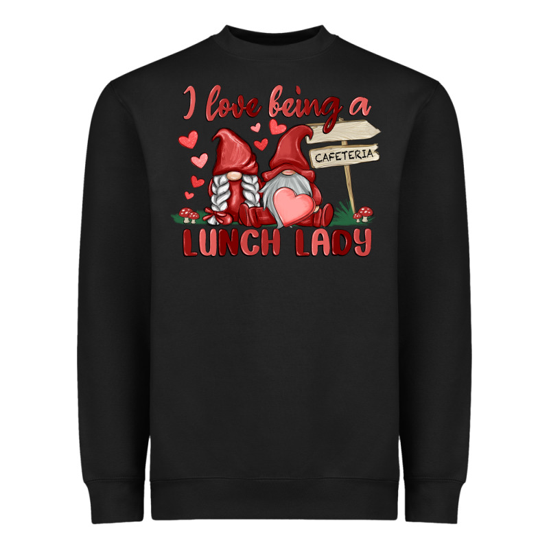I Love Being A Lunch Lady Heavyweight Sweatshirt by MaliasSmallBusiness | Teevron