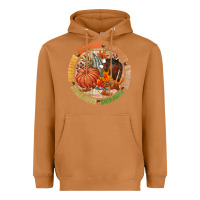 Meerkat Bonfires flannels smores campfires pumpkin Heavyweight Hoodie - NancyCooperArtShop