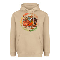 Mushroom Bonfires flannels smores campfires pumpkin Heavyweight Hoodie - NancyCooperArtShop