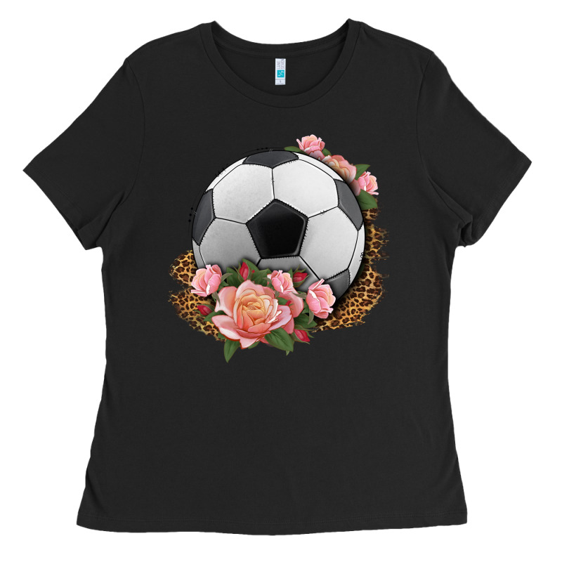 Western Soccer With Roses Ladies Tee by HRA Design Shop | Teevron
