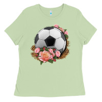 Matcha western soccer with roses Ladies Tee - HRA Design Shop