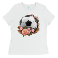 White western soccer with roses Ladies Tee - HRA Design Shop