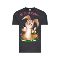 Vintage Black Babies First Easter Girls Vintage Tee - Jasminsmagicworld