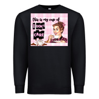 Black retro housewife Premium Sweatshirt - TumblerDesignByShophia