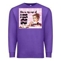 Purple retro housewife Premium Sweatshirt - TumblerDesignByShophia