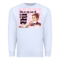 White retro housewife Premium Sweatshirt - TumblerDesignByShophia