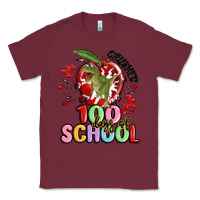 Burgundy crushed 100 days of school Classic Tee - MaliasSmallBusiness