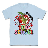 Dusty Blue crushed 100 days of school Classic Tee - MaliasSmallBusiness