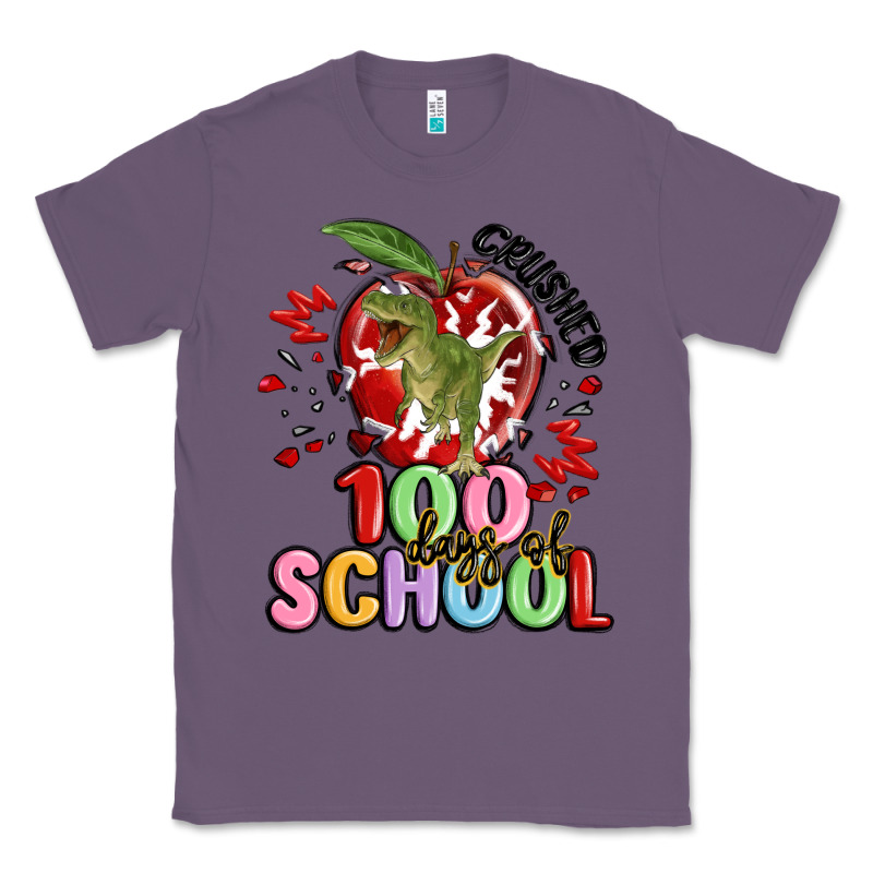 Crushed 100 Days Of School Classic Tee by MaliasSmallBusiness | Teevron