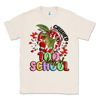 Natural crushed 100 days of school Classic Tee - MaliasSmallBusiness