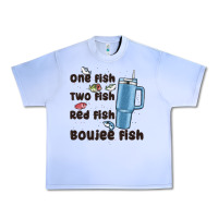 Grape Ice one fish two fish red fish boujee fish Urban Heavy Tee - MaliasSmallBusiness